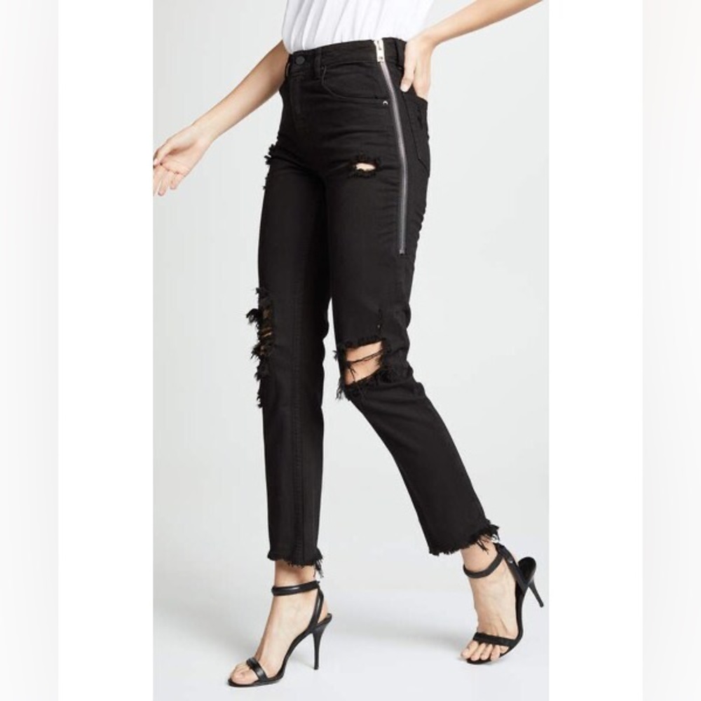 Denim x Alexander Wang Cult Side Zip Jeans